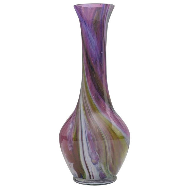 1970s Vintage Glass Vase, Italy, 1970s For Sale - Image 5 of 5
