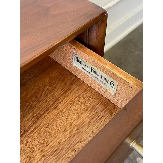 1960s Single Nightstand by National Furniture For Sale In Los Angeles - Image 6 of 12