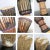 Vintage Trio of Tribal Drums Carved Wood and Animal Hide For Sale - Image 12 of 13