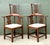 Brown Vintage Chippendale High Back Corner Chairs - A Pair For Sale - Image 8 of 12