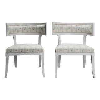 Swedish Gustavian Klismos Chairs, 1790s, Set of 2 For Sale