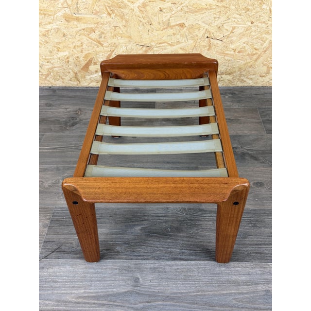 Teak Ottoman by Arne Wahl Iversen for Komfort, Denmark, 1920s For Sale - Image 10 of 16
