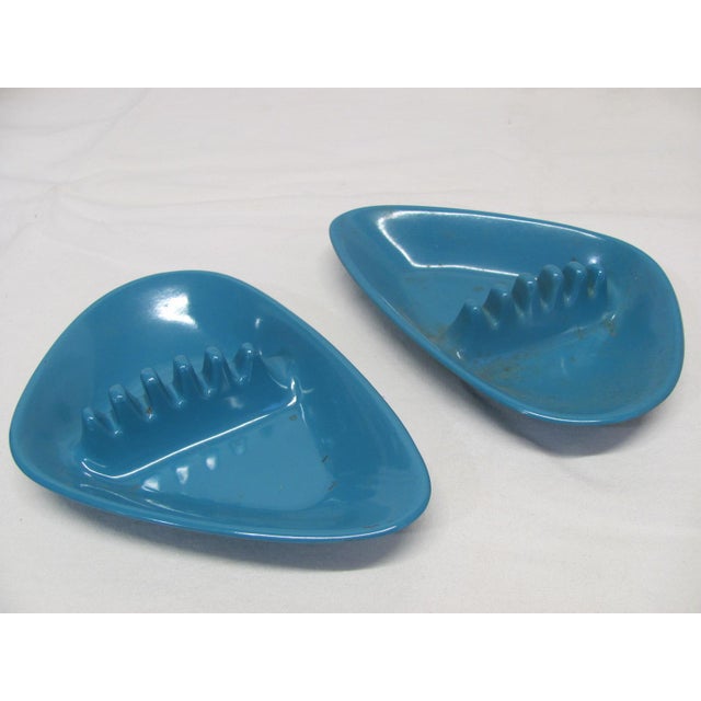 Late 20th Century Plastic Ashtrays by Anholt Plastics Made in the Usa