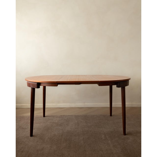 Mid-Century Modern Teak Roundette Dining Set by Hans Olsen for Frem Røjle, 1950s, Set of 5 For Sale - Image 9 of 18