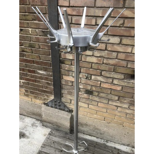 Vintage Wardrobe Stand in Aluminum, 1950s, in Good conditions. Designed 1950 to 1959