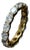 ~2ctw Lab-Grown East-West Oval Diamond Eternity Band in 14k Yellow Gold Size 4 For Sale