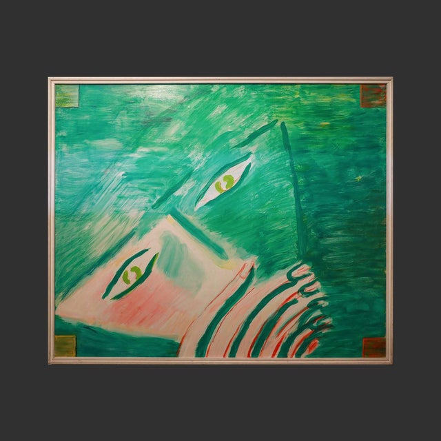 Virgilio Guidi, Marina E Incontro, Oil on Canvas, 1968, Framed For Sale - Image 11 of 11