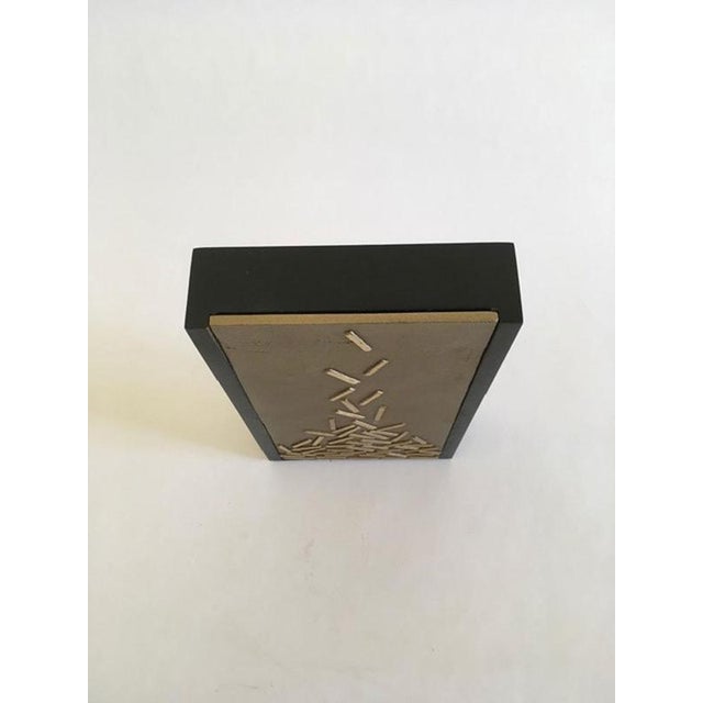 Vintage Italian Bronze Abstract Sculpture by Beppe Bonetti, 1990 For Sale - Image 15 of 18