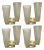 1990's Limited Edition Murano Glass and Brass Sconces - Set of Four For Sale