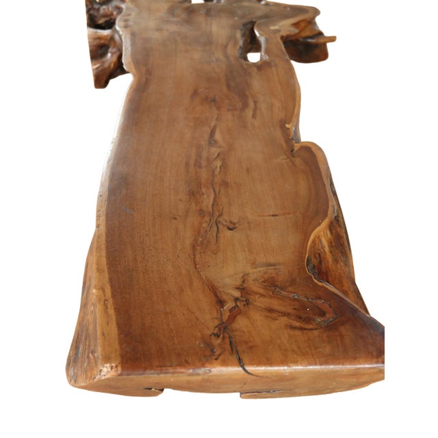 Large Sculptural Rootwood Coffee Table, 1970s For Sale - Image 9 of 16