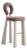 Mary Bar Chair with Upholstered Legs by Ottiu For Sale