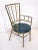 Italian Brass Chiavari Styled Arm Chair For Sale - Image 12 of 12