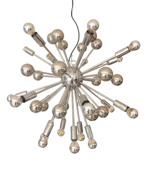 Space Age Sputnik Lamp in Chrome Metal, Germany, 1970s