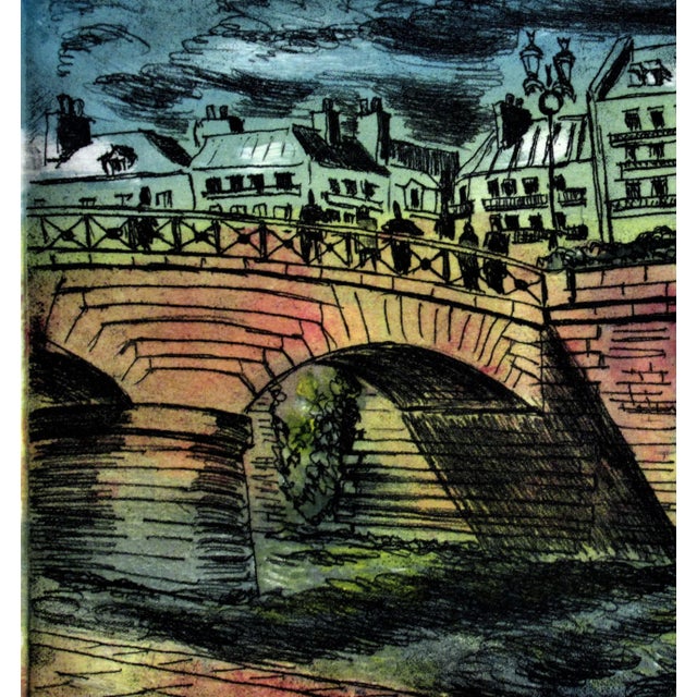 Arnold A. Grossman, Paris, Le Pont Neuf, Circa 1990 For Sale - Image 4 of 6