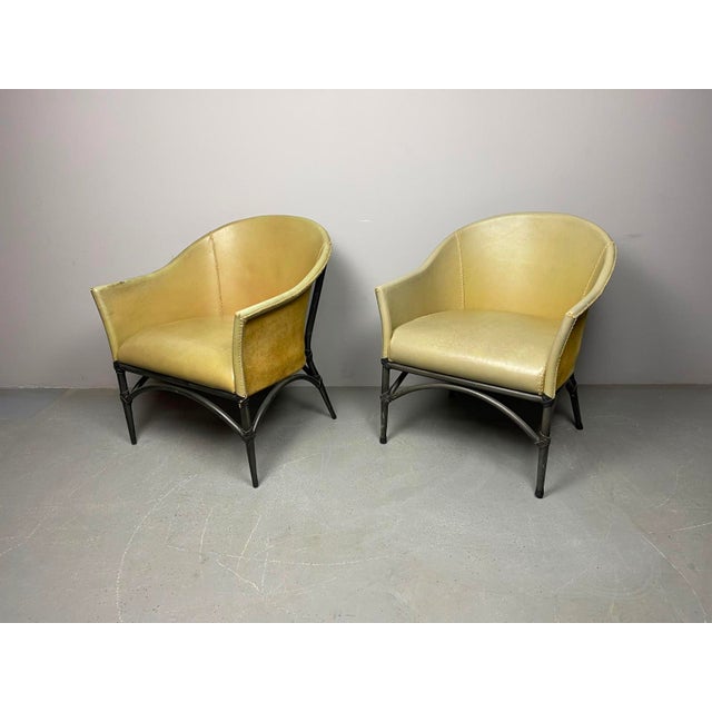 Mid-Century Modern Mid-Century Modern Leather Dining Chairs by Antonio Budji Layug, Philippines, 1970s, Set of 2 For Sale - Image 3 of 18