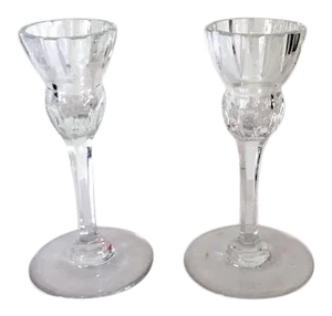 Vintage Marquis by Waterford Palladio Crystal Candlesticks- a Pair