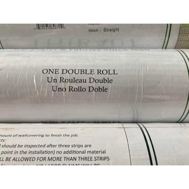 Thibaut T3669 Off White Windward Sisal Resource 6 Wallpaper - Set of 4 Rolls For Sale - Image 11 of 12