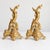 19th Century Late 19th Century Louis Philippe Gilt Bronze Andirons, Set of 2 For Sale - Image 5 of 10