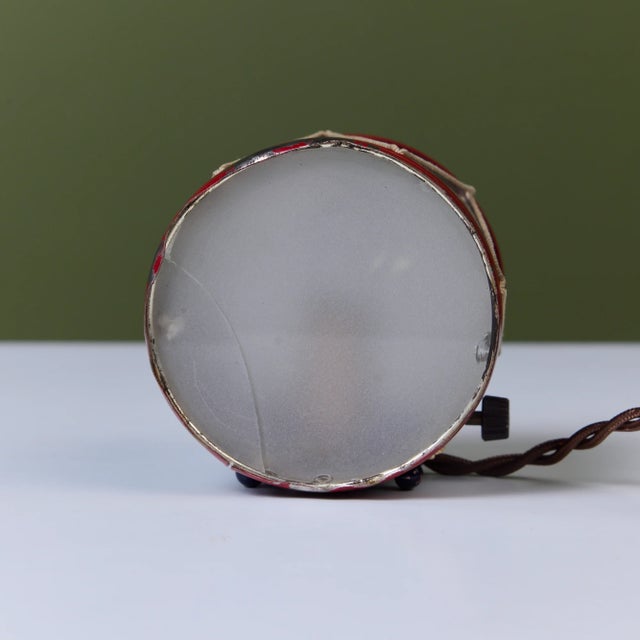 1930s Petite Drum Lamp by Lurelle Guild for Chase Brass & Copper Co. For Sale - Image 9 of 11