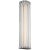 Chapman & Myers for Visual Comfort Signature Kean 21" Sconce in Polished Nickel with Clear Glass Rods For Sale