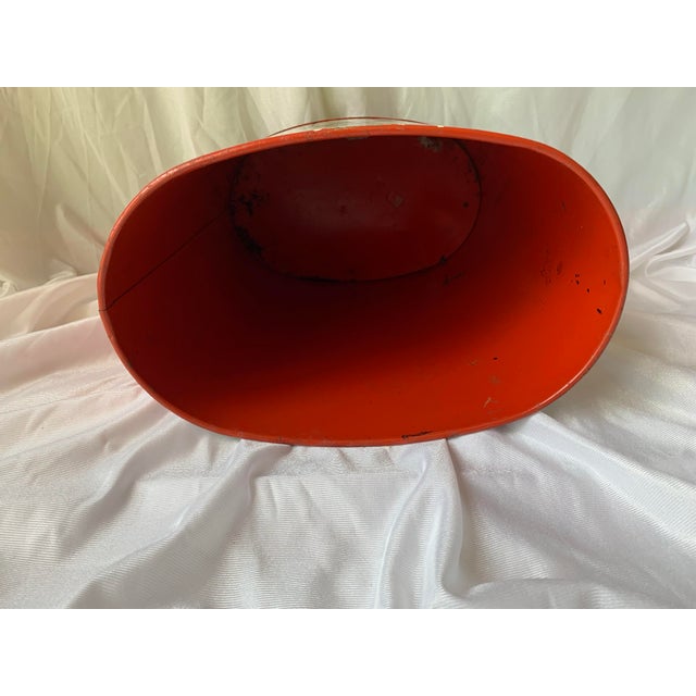 Mid 20th Century Mid 20th Century / Mod Metal Waste Paper Basket For Sale - Image 5 of 6