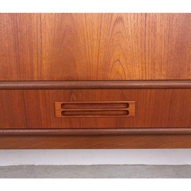 Danish Teak Highboard with Bar Section, 1960s For Sale - Image 12 of 16