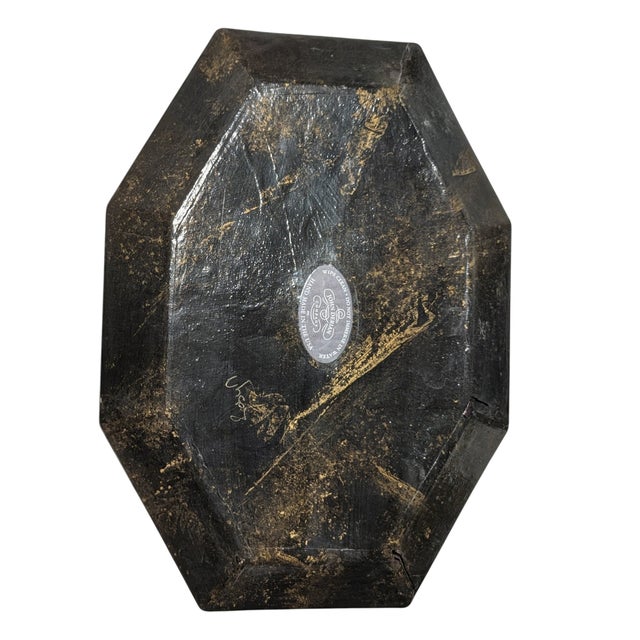 Glass 1980s John Derian Decoupage Platter For Sale - Image 7 of 9