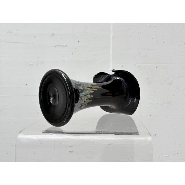 Iridescent Eisch Studio Glass Vase, 1970s For Sale - Image 14 of 16