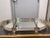 Turkish Castilian Silver Plate Mirrored Three Piece Centerpiece Display, Vintage For Sale - Image 3 of 12