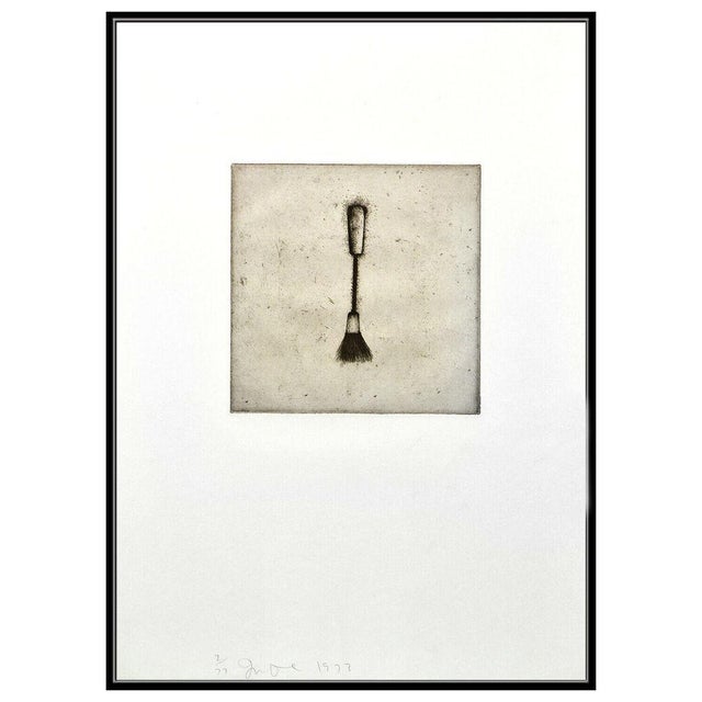 Jim Dine 1970s Plate 3, from Four German Brushes, Jim Dine For Sale - Image 4 of 6
