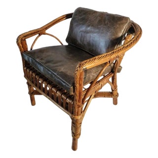 1940s Haywood Wakefield Rattan Child's Chair For Sale