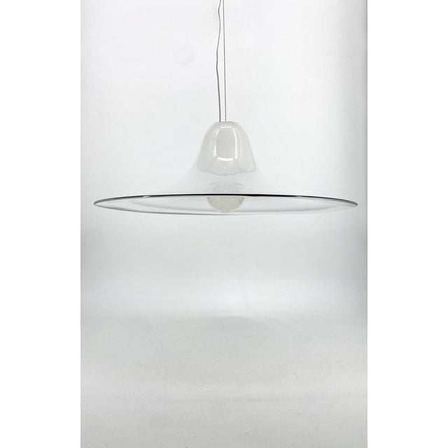 Murano Glass Ceiling Lamp by Renato Toso for Leucos, Italy, 1970s For Sale - Image 17 of 17