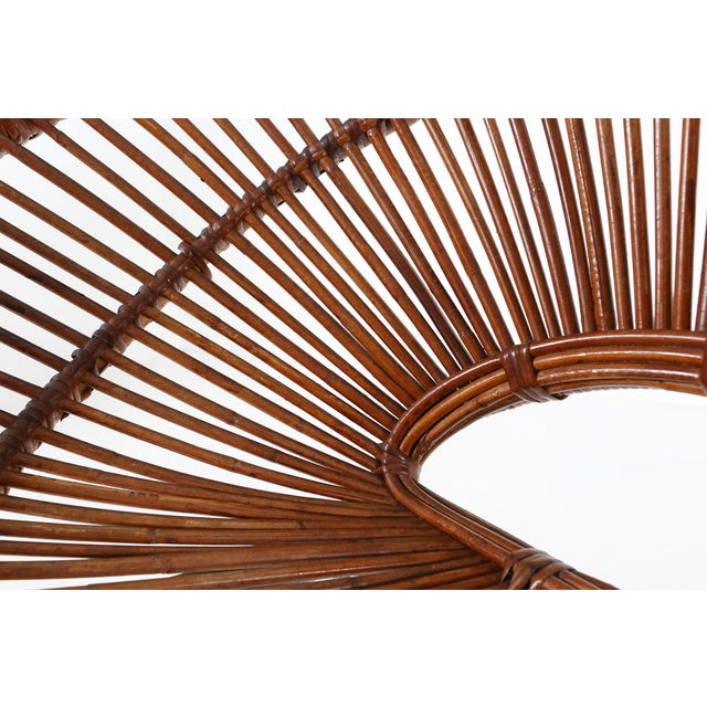 France / 1960 / 2 armchairs / Janine Abraham & Dirk Jan Rol / rattan, metal / Vintage / Mid-Century Pair of sculptural...