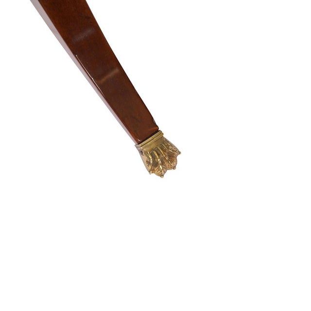 Antique Mahogany Récamière, France, 1810s For Sale - Image 9 of 12