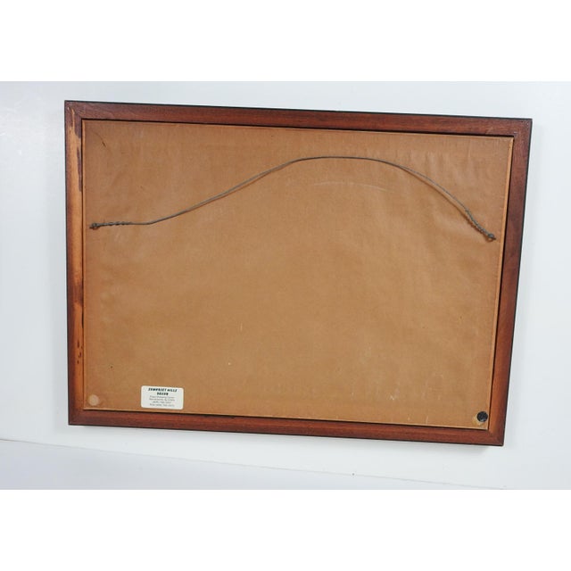 Green Early 20th Century Impressionist Green Apple Still Life Painting For Sale - Image 8 of 8