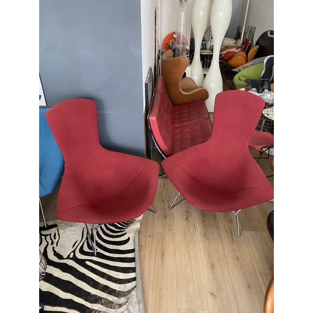 1970s Bertoia Bird Chairs by Harry Bertoia for Knoll International, 1970s, Set of 2 For Sale - Image 5 of 18