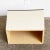 Postmodern Beige Laminate and Gold Rectangular Side Table For Sale - Image 4 of 7