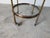 Brass 1970’s Maison Jansen Style Italian Hollywood Regency Brass & Glass Three-Tier Rolling Bar Cart With Removable Trays For Sale - Image 8 of 12