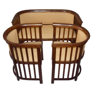 Salon Set attributed to Josef Hoffmann, 1910s, Set of 3