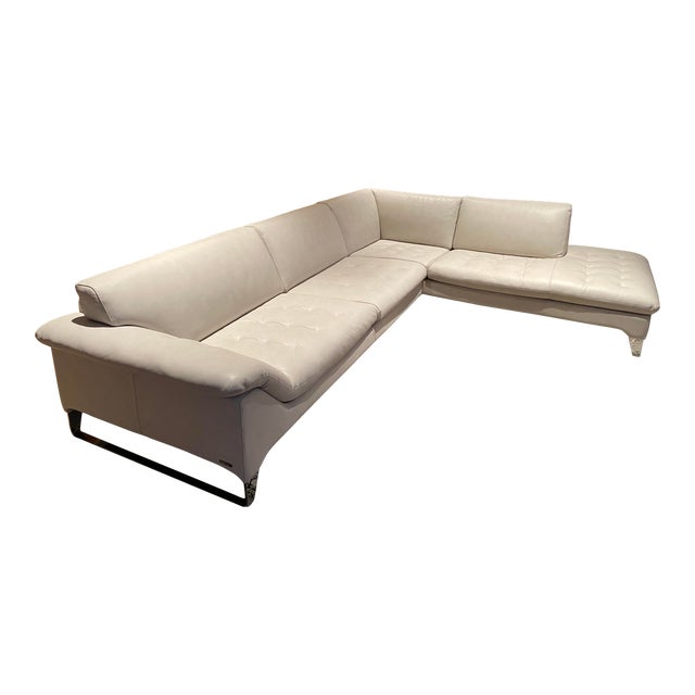 Roche Bobois Leather Sectional For Sale