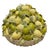 Vintage Italian Majolica Ceramic Lemon and Lime Trumpet Bowl Centerpiece For Sale - Image 4 of 12