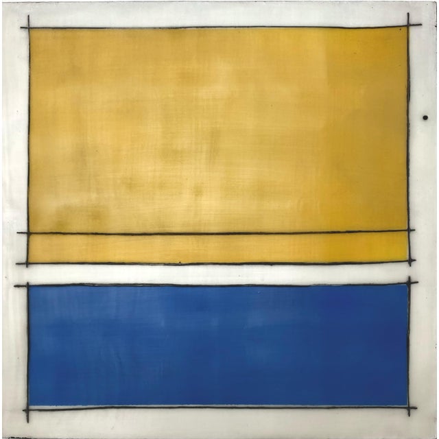 Encaustic Collage Installation by Gina Cochran - "The Enthusiast" - 16 Pieces For Sale - Image 11 of 18