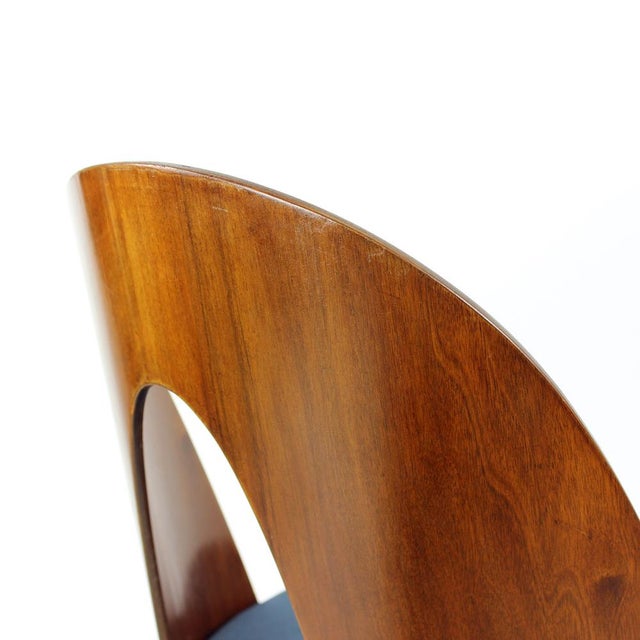 Tatra Chairs in Walnut and Velvet by Šuman, 1960s, Set of 6 For Sale - Image 15 of 18
