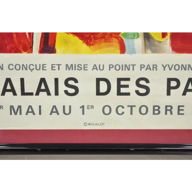 70s Pablo Picasso Festival d'Avignon Au Palais Des Papes Lithograph Print Poster For Sale In Philadelphia - Image 6 of 12