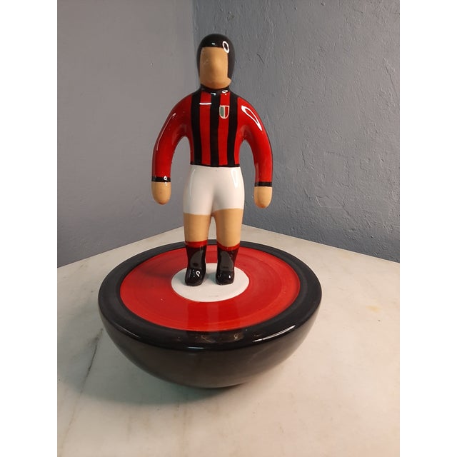 Subbuteo Ornament Sculpture in Double-Mold Ceramic from Artigianato Italiano For Sale - Image 4 of 9