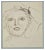 Lucien Coutaud, The Portrait, Original Drawing, 1930s For Sale