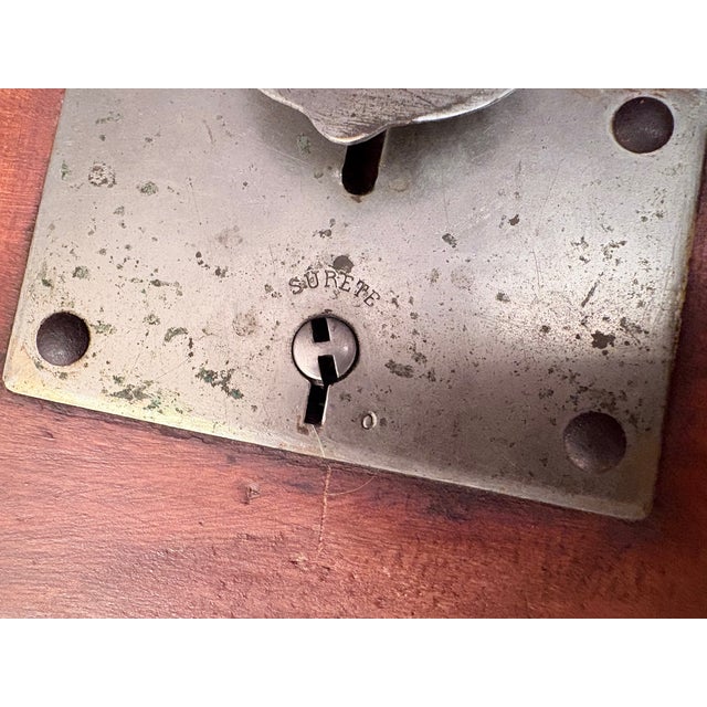 French Officers Cabin Trunk, 1850s For Sale - Image 13 of 18