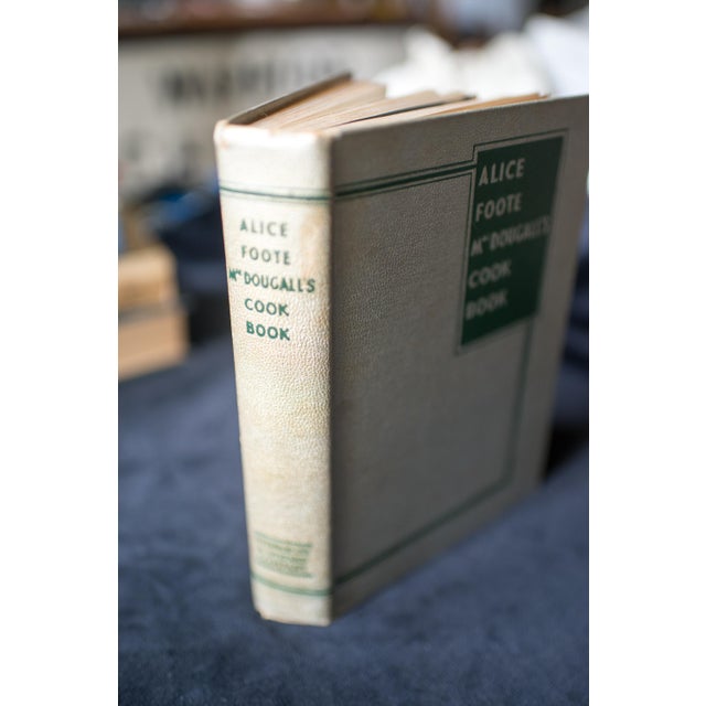 1935 Depression Era Alice Foote McDougalls Cook Book 1st Edition Recipe Menus Vintage Kitchen House & Home Economics Chefs Gift For Sale - Image 14 of 15