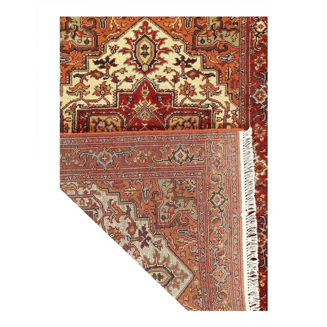 Traditional 2020s Fine Hand Knotted Persian Serapi Design For Sale - Image 3 of 4