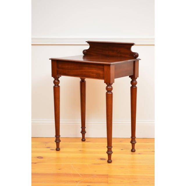 Wood Figured Mahogany Console Table from Druce and Co., 1840 For Sale - Image 7 of 17